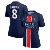 Camiseta Paris Saint-Germain Fabian Ruiz #8 Primera Equipación para mujer 2024-25 manga corta